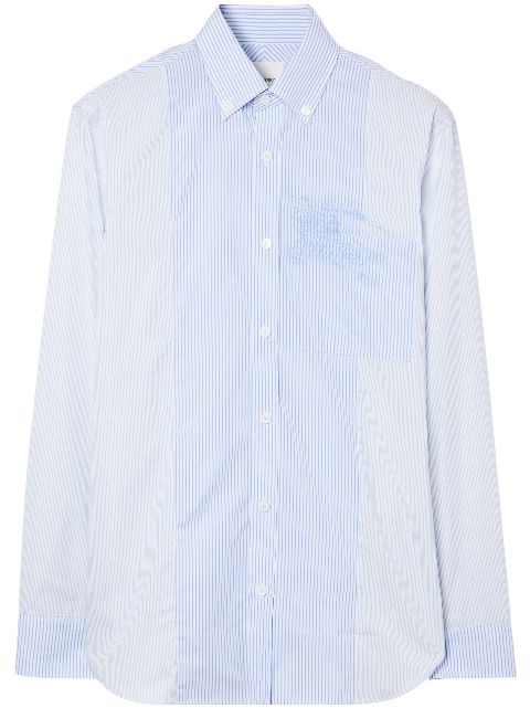 Burberry EKD striped cotton shirt Men