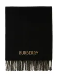 Burberry two-tone cashmere scarf - Black