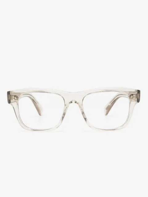 Oliver Peoples transparent-design square-frame glasses