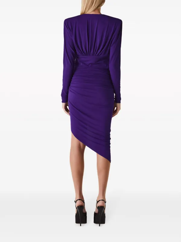 Alexandre vauthier purple dress hotsell