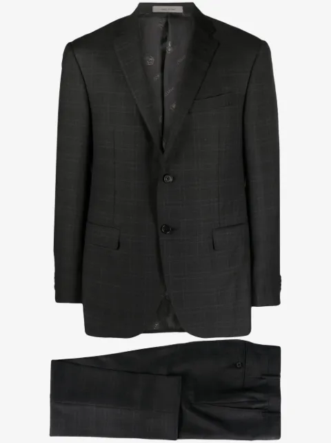 Corneliani costume boutonné à carreaux
