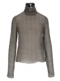 Saint Laurent checked blouse - Grey