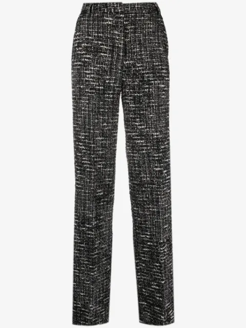 ACT Nº1 pantalon en tweed à coupe droite