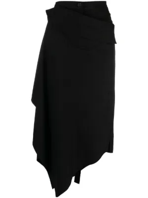 Yohji Yamamoto スカート通販 - FARFETCH Yohji Yamamoto スカート通販 - FARFETCH