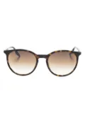 Ray-Ban tortoiseshell-effect round-frame sunglasses - Brown