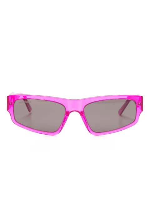 Balenciaga Eyewear logo-print square-frame sunglasses