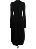 Philosophy Di Lorenzo Serafini V-neck double-breasted midi dress - Black