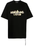 Mastermind World logo-print cotton T-shirt - Black