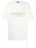 Mastermind World logo-print cotton T-shirt - White