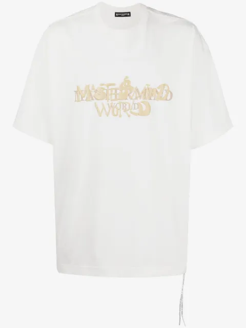 Mastermind World logo-print cotton T-shirt