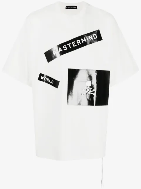 Mastermind World logo-print cotton T-shirt