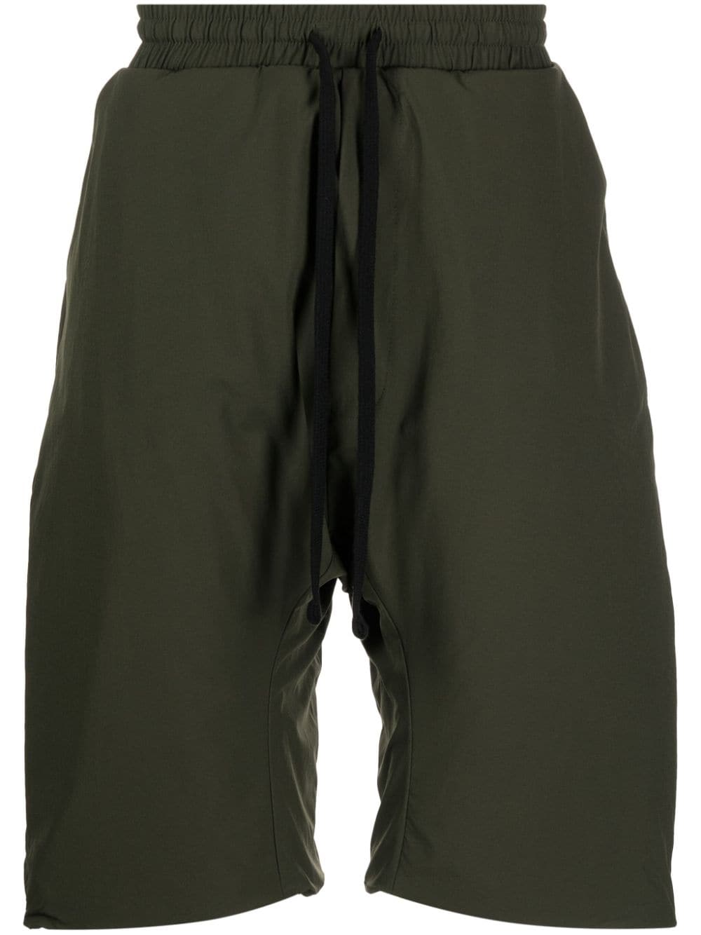 Thom Krom Drawstring Drop-crotch Shorts In Green