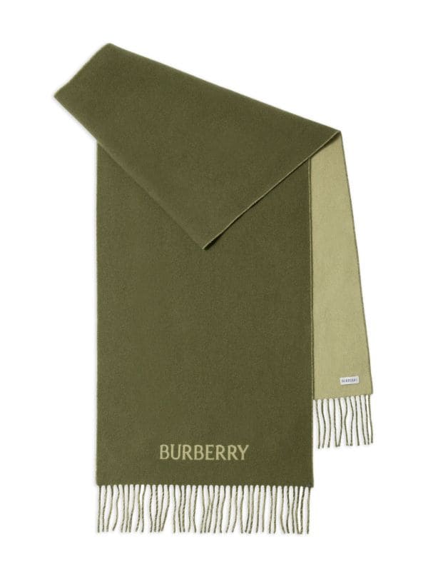 Burberry EKD two-tone Cashmere Scarf - Farfetch