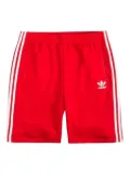 adidas three-stripe trefoil shorts - Red