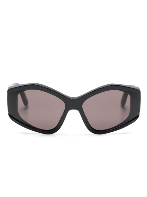 Balenciaga Eyewear logo-print cat eye-frame sunglasses Men