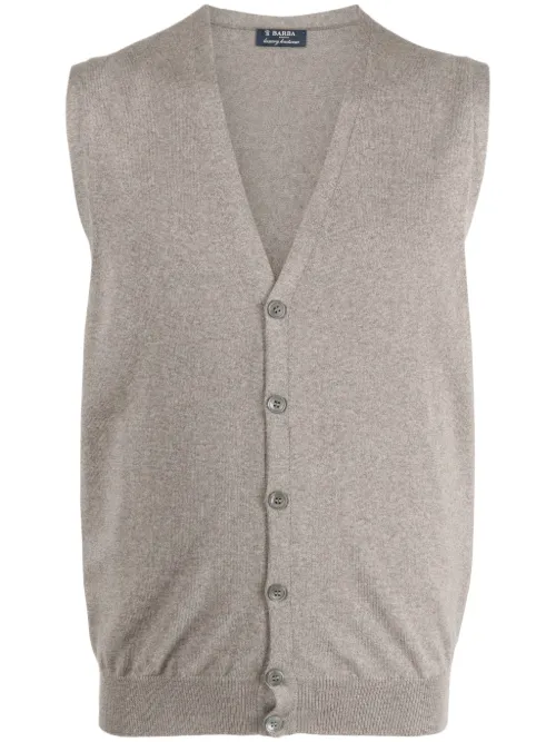 Cardigan à col v - Barba - Modalova