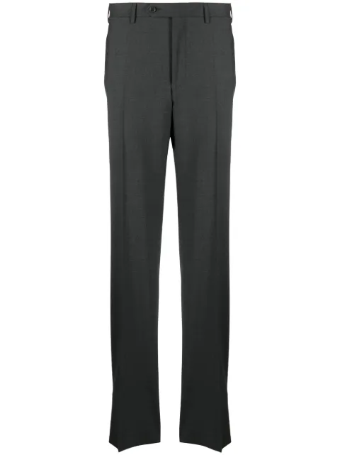 Canali Calça de alfaiataria cintura média