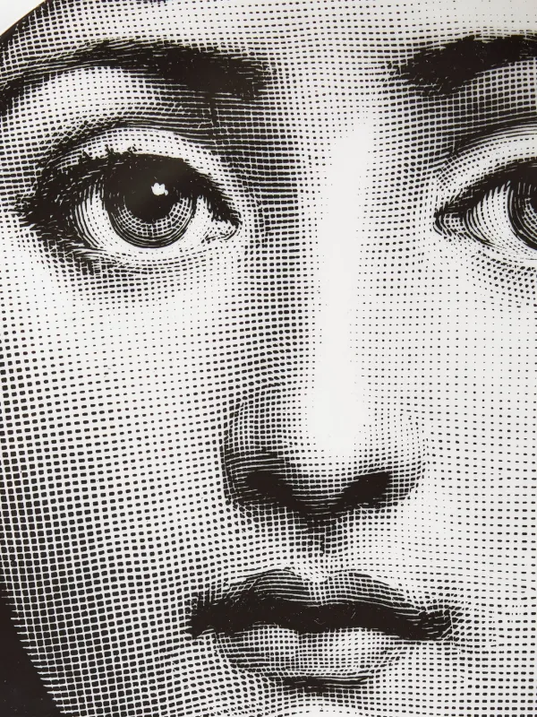 Fornasetti Tema e Variazioni N1 ウォールプレート 26cm | ブラック