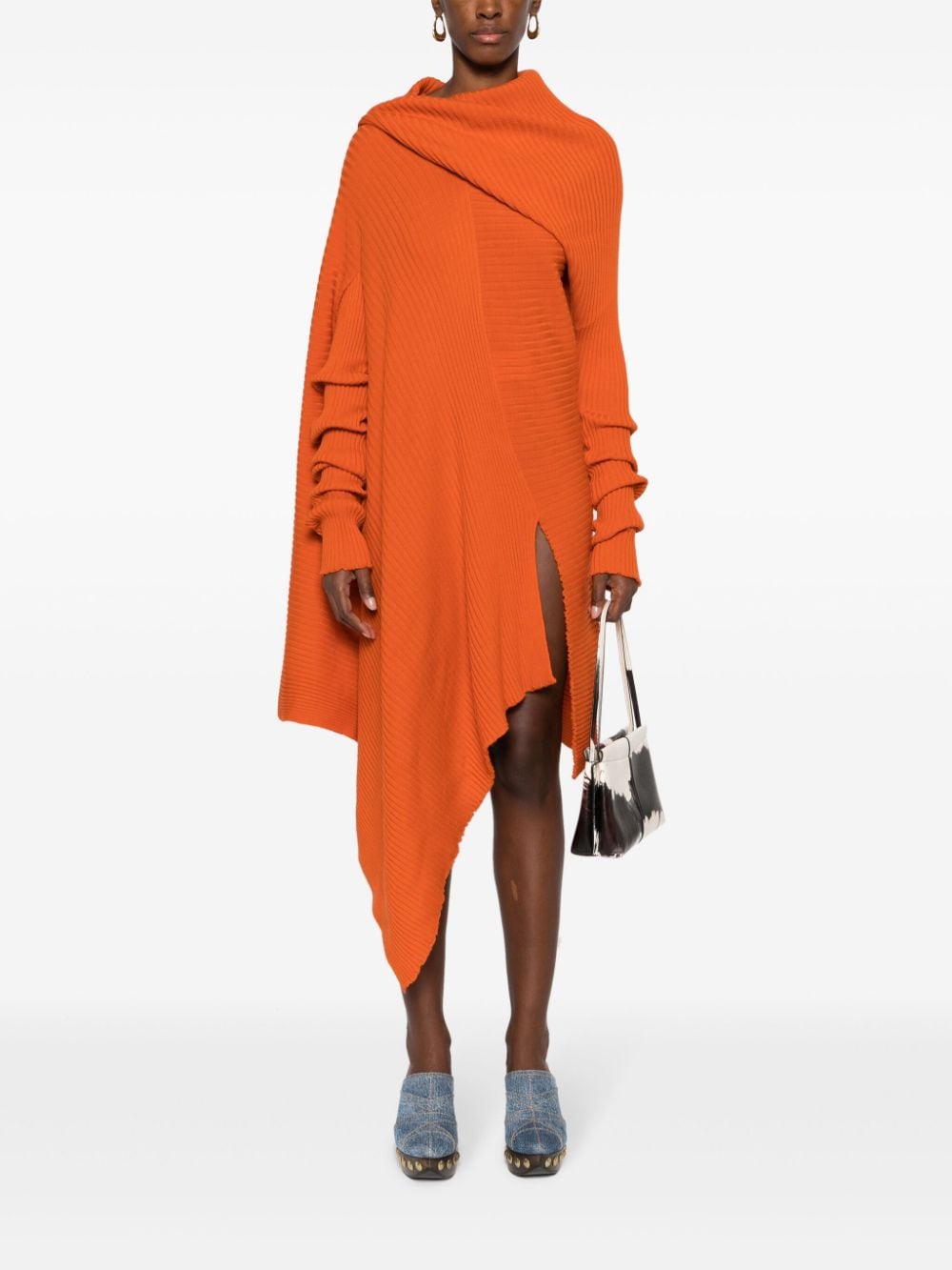 Marques'Almeida Asymmetrische rok - Oranje