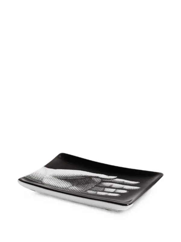 Fornasetti フォルナセッティ　mano アッシュトレイ　新品未使用 Fornasetti Mano hand-motif Porcelain Ashtray | Black | FARFETCH ID