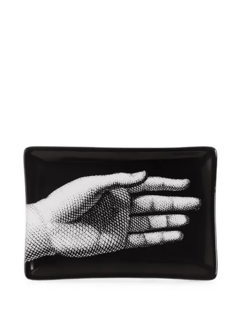 Fornasetti Mano hand-motif porcelain ashtray