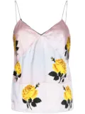 MERYLL ROGGE floral-print ombré tank top - Multicolour