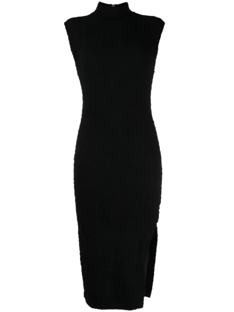 Thom Krom Vestido midi gola alta