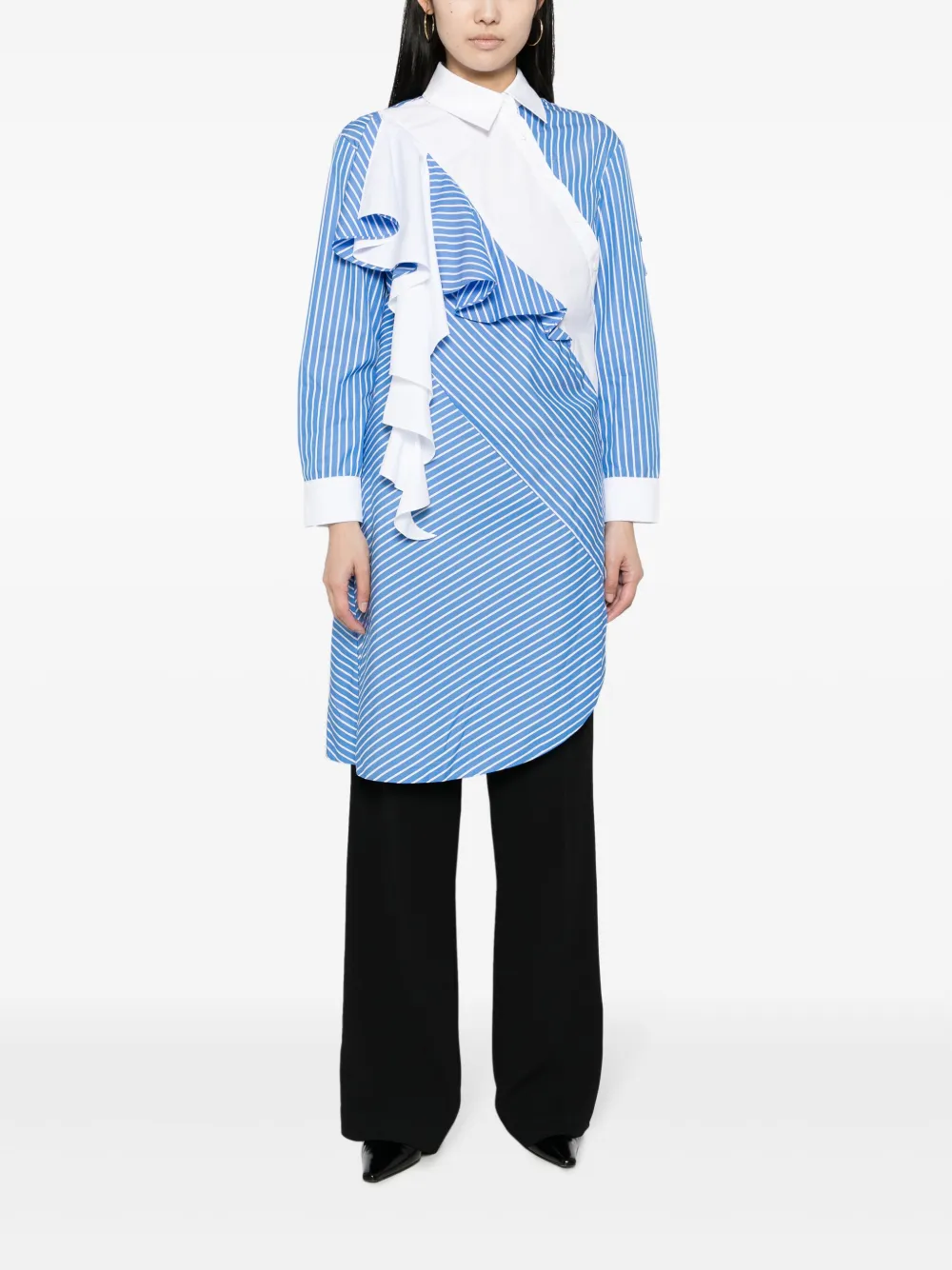 Besfxxk asymmetric striped shirt | Shirts | Image 2