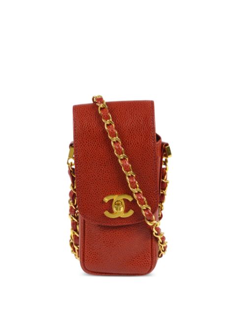 CHANEL 1995 CC turn-lock accessory shoulder bag Women