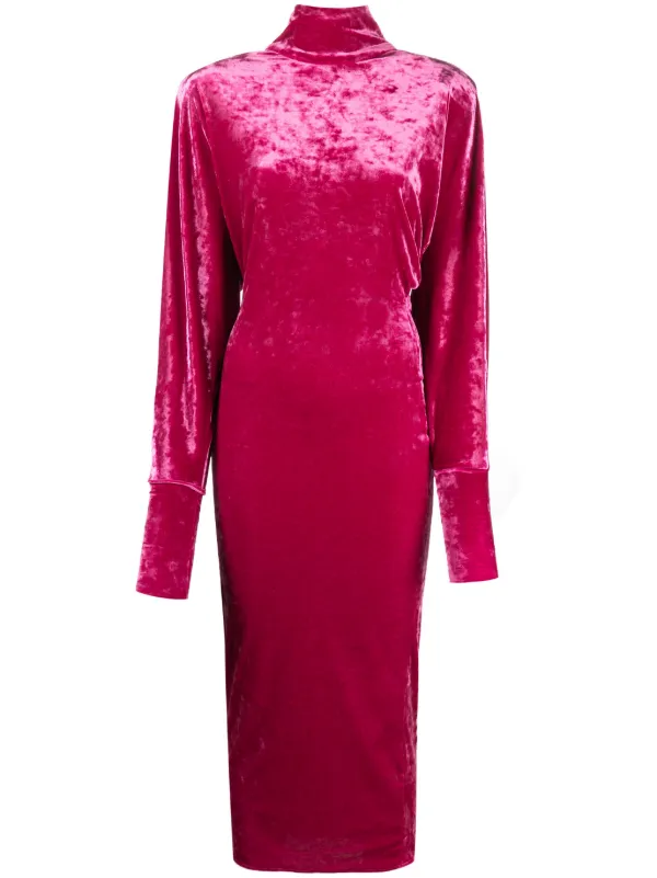 Alexandre vauthier clearance red velvet dress