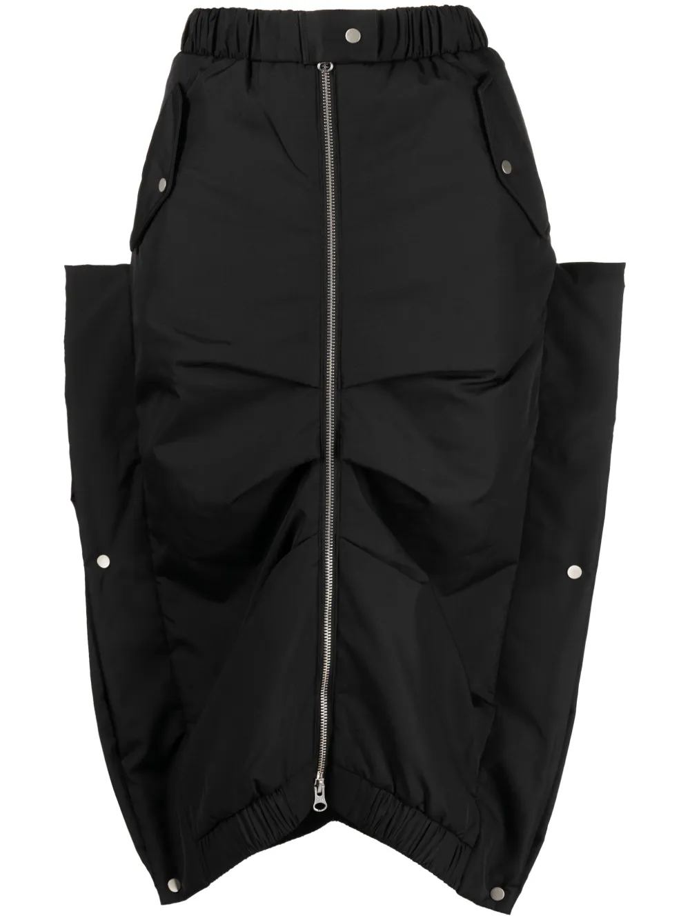 Besfxxk elasticated midi skirt | Black | Image 1
