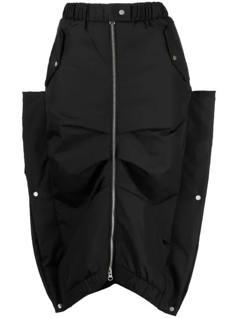 Besfxxk elasticated midi skirt