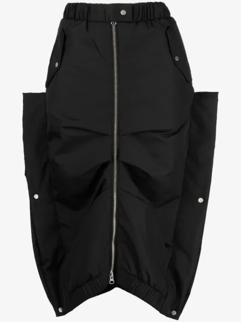Besfxxk elasticated midi skirt