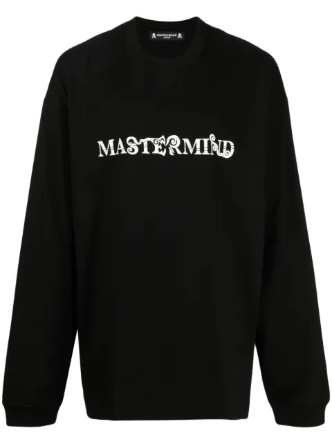 Mastermind Japan logo-print long-sleeve T-shirt