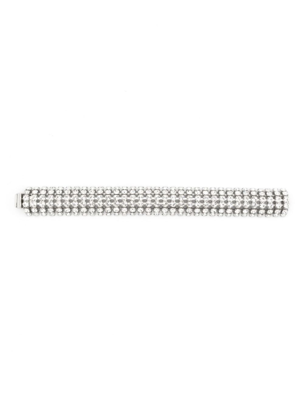 Alexandre Vauthier crystal-embellished bracelet - Silver