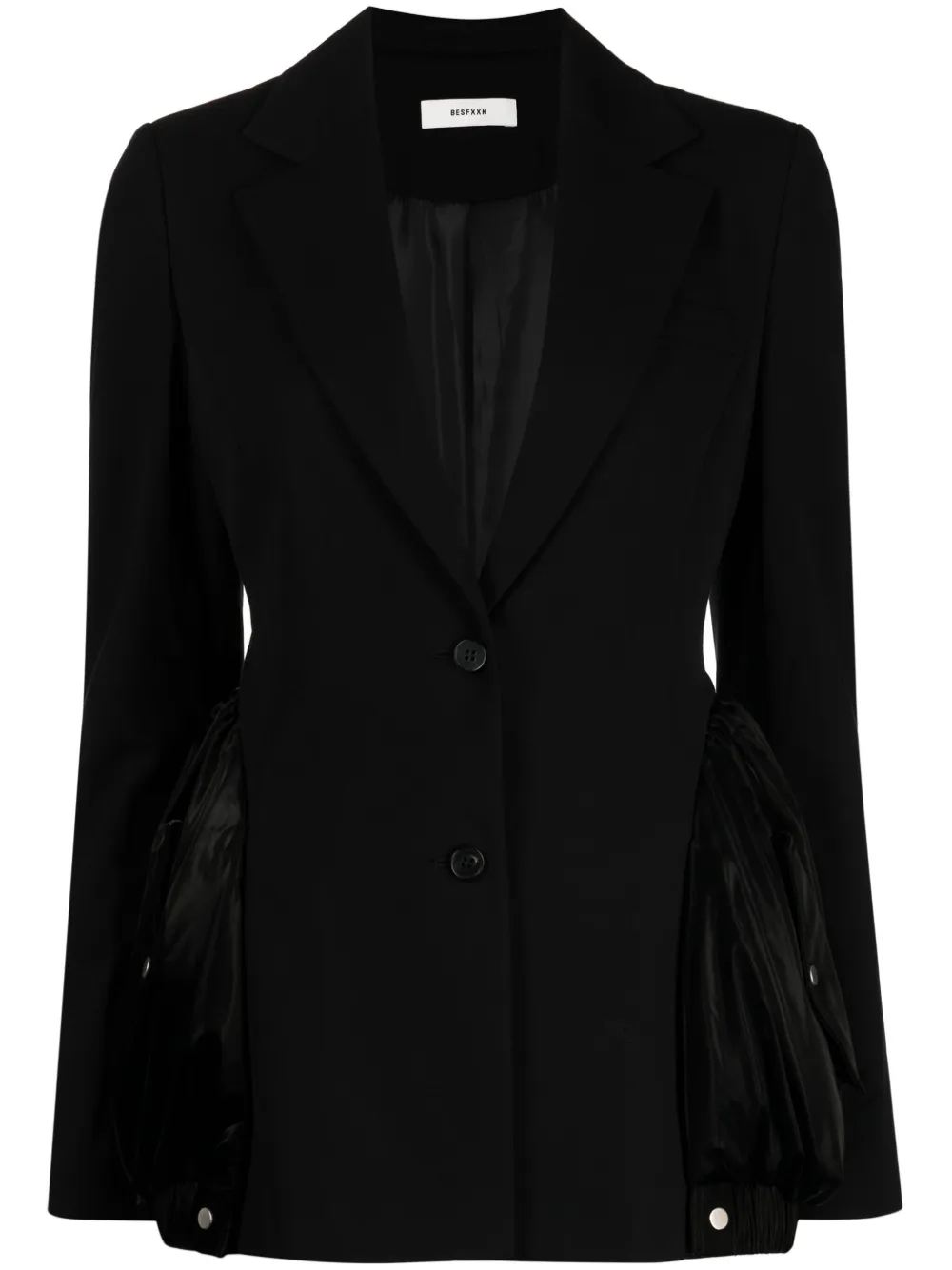 Besfxxk Victorian button-up blazer | Black | Image 1
