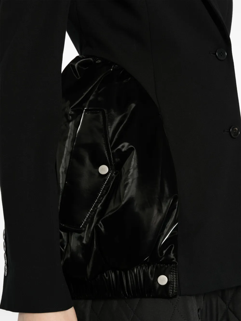 Besfxxk Button-up blazer Zwart
