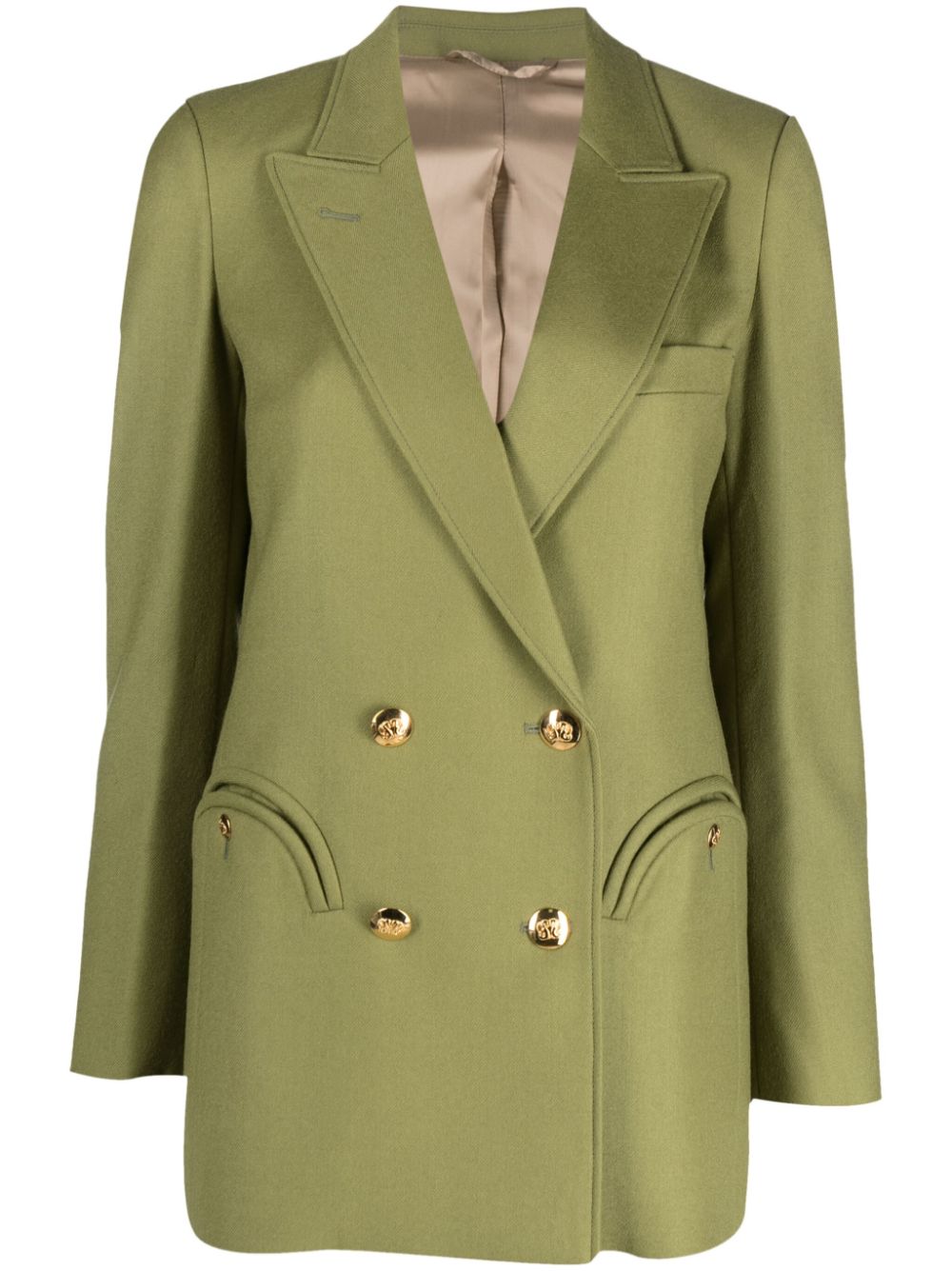 BLAZÉ MILANO DOUBLE-BREASTED WOOL BLAZER