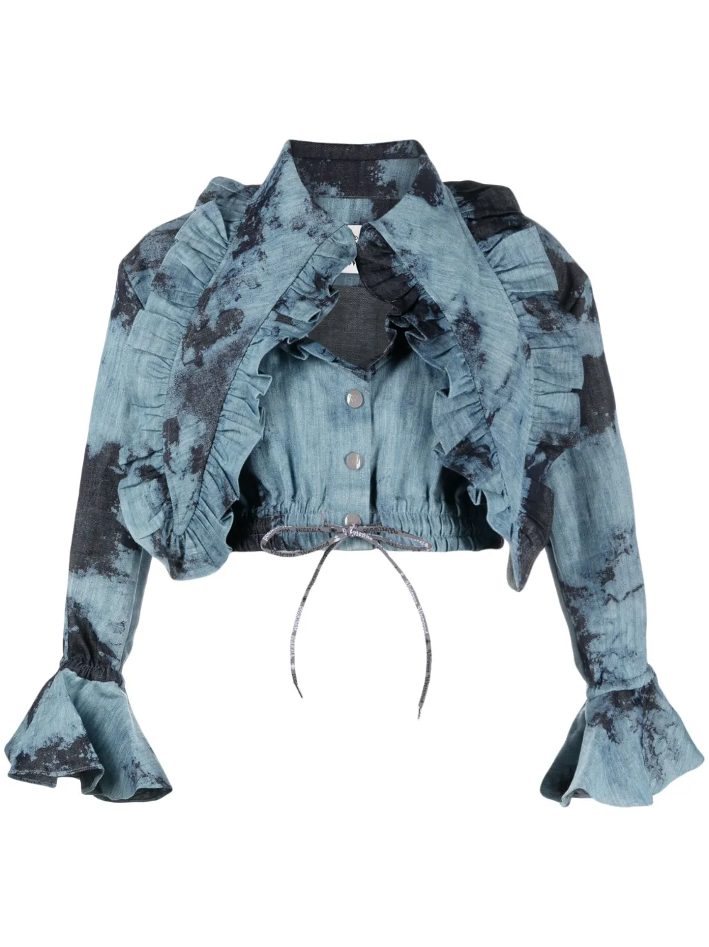 Vivienne Westwood Top met ruches Blauw