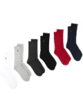 Polo Ralph Lauren Polo Pony ribbed-knit socks (pack of six) - Black