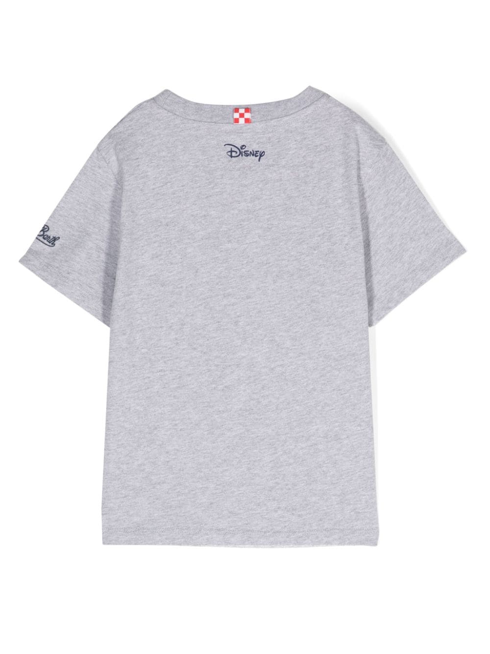 Shop Mc2 Saint Barth X Disney Mickey Ski School T-shirt In Grey