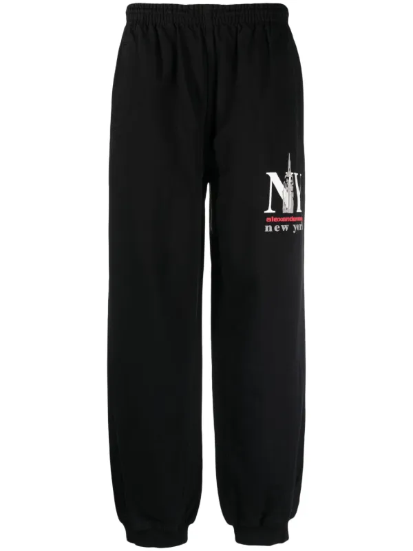 Alexander Wang logo-waistband Tailored Leggings - Farfetch