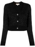 Michael Michael Kors studded cropped cardigan - Black