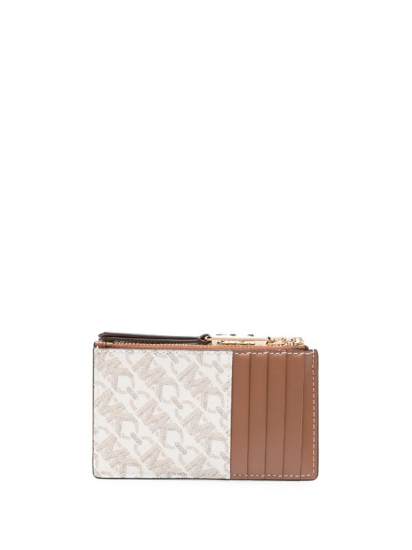 MICHAEL Michael Kors Monogram Print Wallet in White