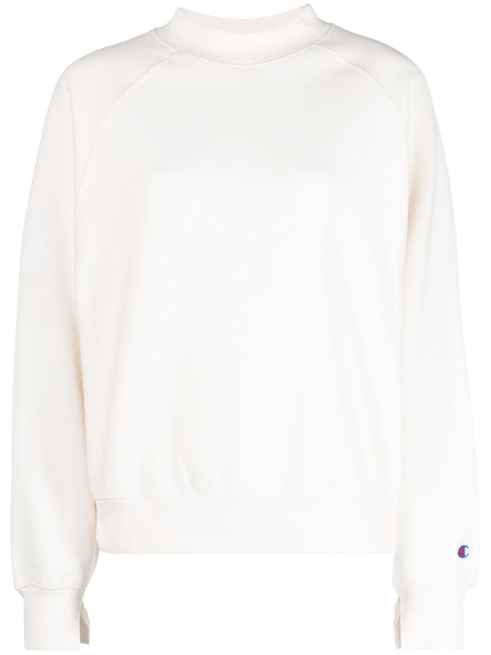 Champion Sweater met geborduurd logo Wit