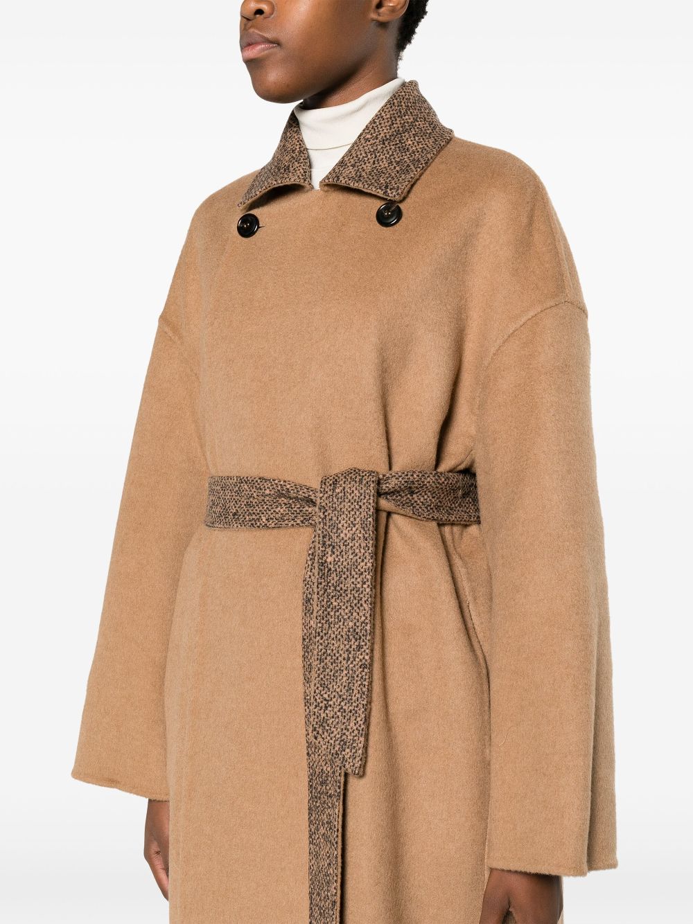 Max Mara reversible camel hair-blend coat Women