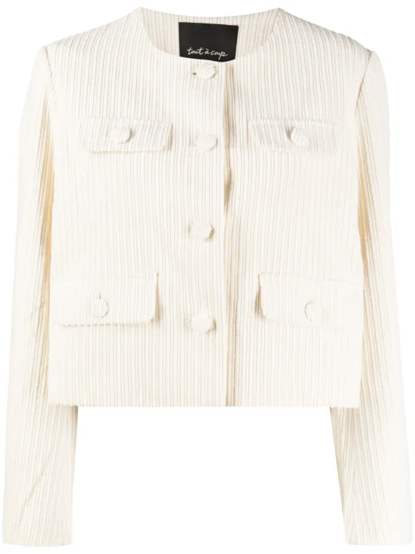 Corduroy 2025 jacket white