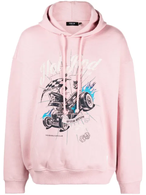 FIVE CM hoodie con estampado Hot Rod Hellcat