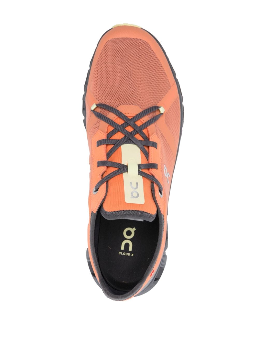 Shop On Running Cloud X 3 Ad Panelled Sneakers In Orange