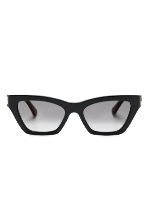 Balenciaga Eyewear Runner キャットアイ サングラス | ブラック